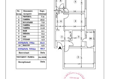 Apartament 3 camere Dristor, metrou 15 min, Fizicienilor - centrala proprie - 10