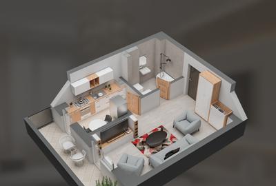 Apartament cu o cameră NOU | INTABULAT | Dacia | 0% comision - 1