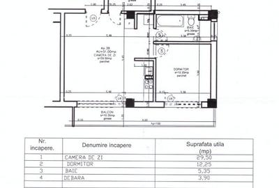 Apartament 2 camere, luminos, bloc cu lift, balcon ,baie cu geam –Calea Baciului - 11