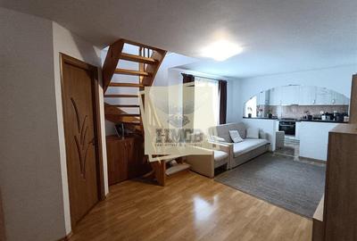 Apartament cu 2 camere semidecomandat, mobilat în Valea Aurie