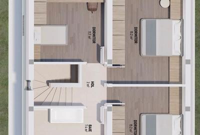 VIND CASA ELEGANTA in EDEN FOREST cu 4-5 camere 2-3 bai P+1+pod incalzire pardos - 4