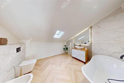 Penthouse 5 camere 3 bai parcare mobilat complet Turnisor Sibiu - 16