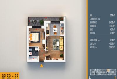 Neofort 84- Studio modern ideal pentru investitie, bloc nou Pallady, - 6