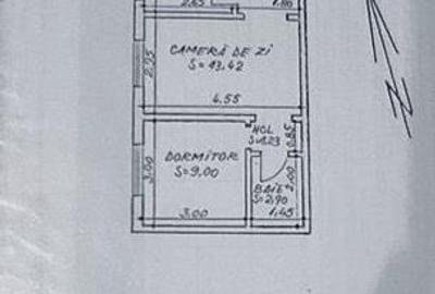 Apartament cu 2 camere semidecomandat în Viziru 1