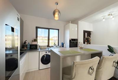 Duplex 3 camere, 90mp utili, 330 teren, mobilat utilat in Mosnita Noua - 4