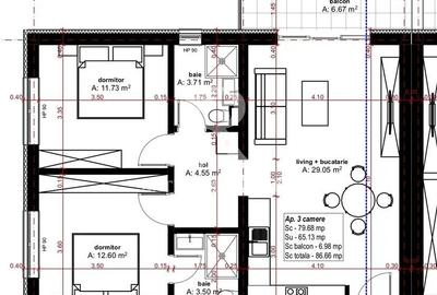 Apartament cu 3 camere decomandat în Dealuri Oradea