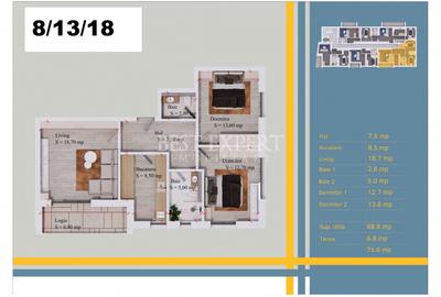 3 Camere Ideal Familie Geam Baie -Finisaje Premium - 3