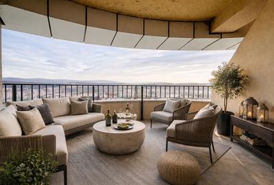 Penthouse pe 2 niveluri | etaj 24–25 | panoramă totală | 0% comision - 4