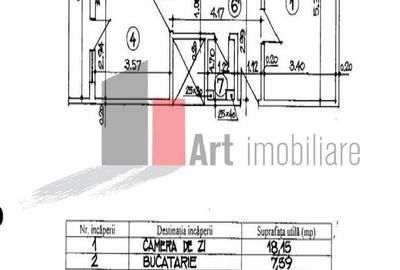 Apartament cu trei camere de vanzare-Crangasi-loc de parcare - 10