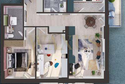 Apartament semifinisat - 3 camere I 74mp I 2 Balcoane I Marasti - 7