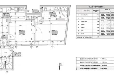 Piata Romana - Dorobanti Vila  P+1+M - SUP 240 mp - pret 2400 euro - 8