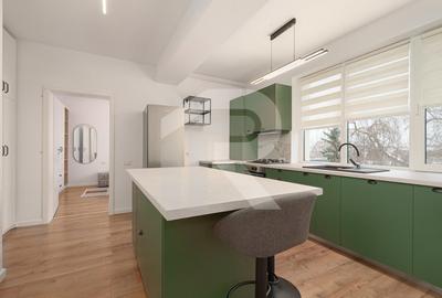 Apartament cu 2 camere semidecomandat, mobilat în Tunari