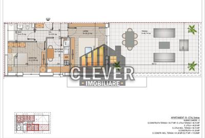 Titan Theodor Pallady Apartament 2 camere cu Terasa 46mp - 1