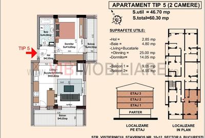 STAVRINOS 10 - Militari - Gorjului - apartament 2 camere 2028 - 8