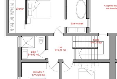 Vând Duplex la cheie cu zid dublu 5 camere 3 băi Comision zero - 16