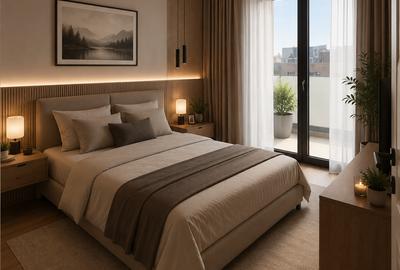 🔝 Penthouse finalizat 🌇Dezvoltator 0% comision-4 camere 🚇 Metrou Mihai Bravu - 23