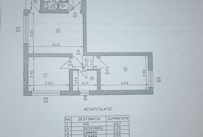 Apartament - 3 camere - semidecomandat -Titan - 20