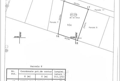 Teren intravilan, 610 mp, front 23 m, utilitati | Str. Teius - Rahova - 10