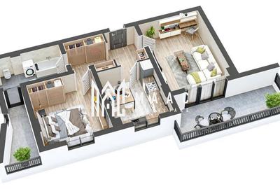 Apartament 2 camere I Nou I Terasa I Parcare I Hipodrom - 3