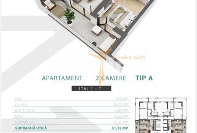 Zenith Belle Tour | 2 camere | 68mp | et 7 | bloc 2025 | 175.000 euro - 8