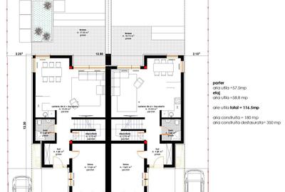 Dezvoltator: Duplex Modern cu 5 camere si 3 bai - 16