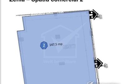 Spatiu comercial de inchiriat, 148mp, compartimentare open-space, zona Manastur - 4