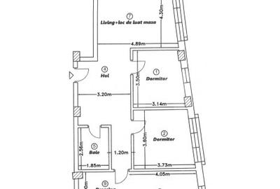 Apartament 4 camere, 93 mp, terasa, zona Corneliu Coposu - 7