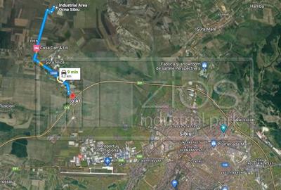 Teren industrial de vânzare intravilan, PUZ, utilități, drum asfaltat - 8