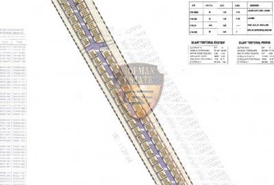 Proiect Investitie Cumpana, 6,7 ha lotizat, 132 case, aprox 400 mp, PUZ P+1, 2xD - 10