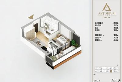 Garsonieră Premium în Ansamblu Rezidențial Nou | Finisaje de Lux | Comision 0% - 2