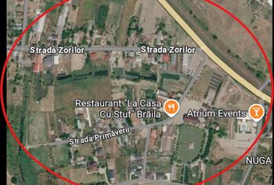 Baldovinesti La 5km de Braila (laga Casa cu Stuf) 1080mp cu 97m deschidere toate - 1