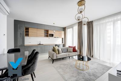 Apartament cu 2 camere semidecomandat, mobilat în Herăstrău