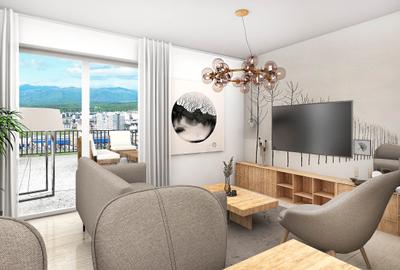 Penthouse cu 3 cam 130mp, Str D-na Stanca Selimbar   Orhideea - 2