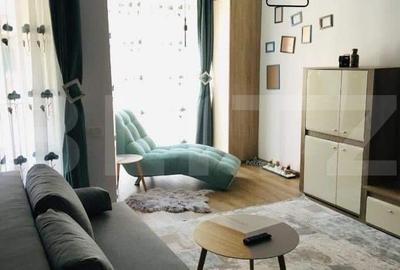 Apartament cu 2 camere semidecomandat, mobilat în Bună Ziua