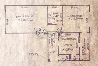 Apartament decomandat, la etajul 1 - 9