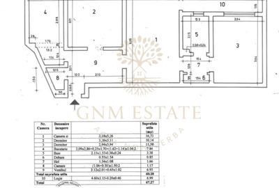3 Camere Et.6/10 Bloc Reabilitat - 10 Minute Metrou Dristor - 7