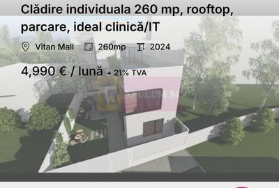 Clădire individuala 260 mp, rooftop, parcare, ideal clinică/IT - 1