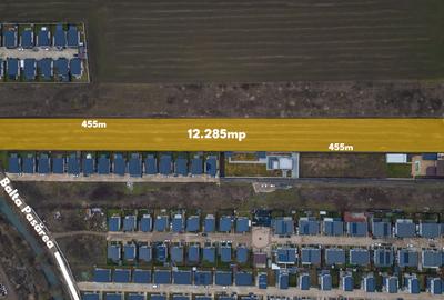 Teren intravilan, 12.200 mp+ toate utilitățile, străzi asfaltate, Tunari - 1