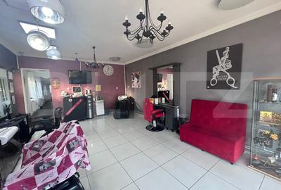 Spatiu comercial, 150 mp, salon de infrumusetare complet echipat - 1