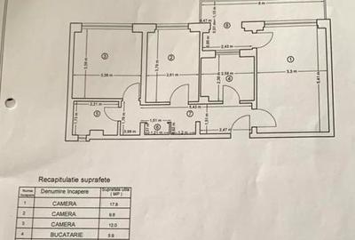 Apt 3 cam, vanzare /închiriere 600e/luna, 70 mp, renovat si mobilat –Morarilor - 3