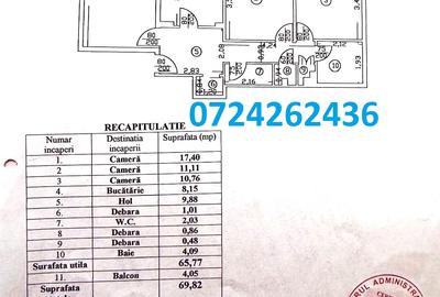 Apartament cu 3 camere decomandat în Drumul Taberei