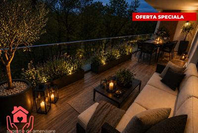 Apartament cu 4 camere semidecomandat în Băneasa
