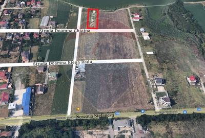 Teren intravilan 2.091 mp cu deschidere la lac – Afumați - 3