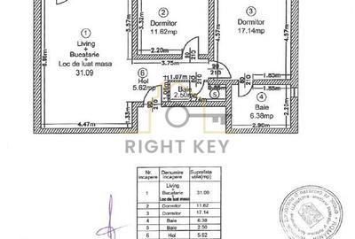Apartament boutique 3 camere, 2 băi, 79mp, complet mobilat! Comision 0 - 15