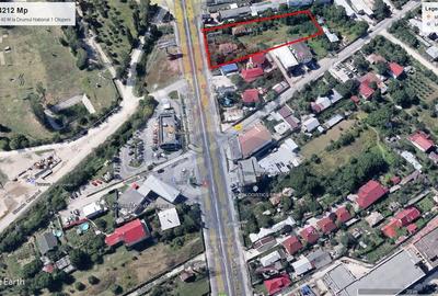 Teren de inchiriat Otopeni – 4212 mp cu deschidere 50 m la DN1 - 4