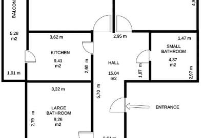 Apartament cu 4 camere, design modern, cu parcare acoperită, în Primaverii - 15