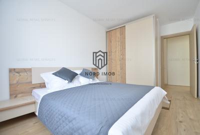Apartament cu 3 camere semidecomandat, mobilat în Băneasa