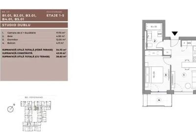 Studio Dublu Lux Ferdinand I Central I Investitie - 9