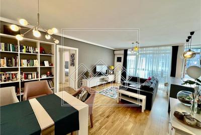 Apartament 3 cam. - 76 mp, balcon, parcare - Ansamblul Cibinium - 1