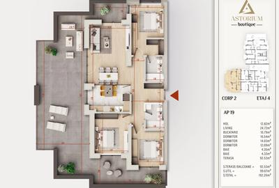 Apartament 4 Camere Generos cu Design Elegant Comision 0% - 2